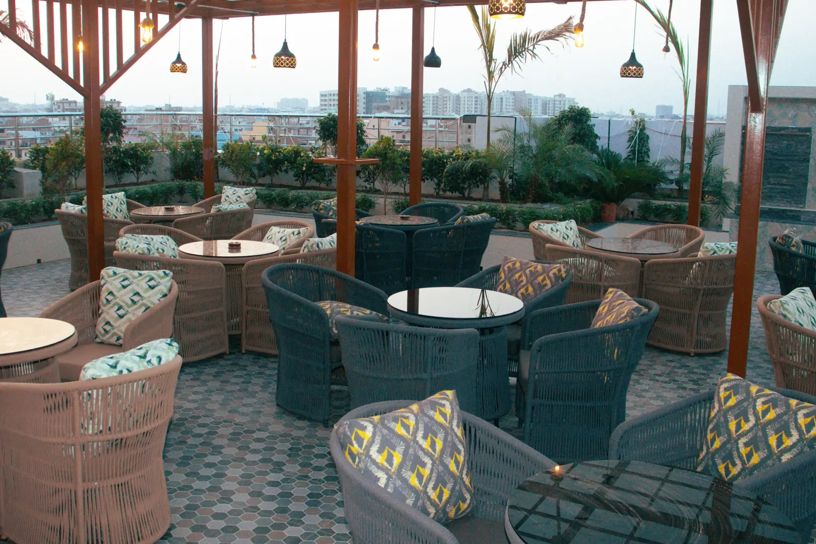 Mithila Heritage rooftop restaurant
