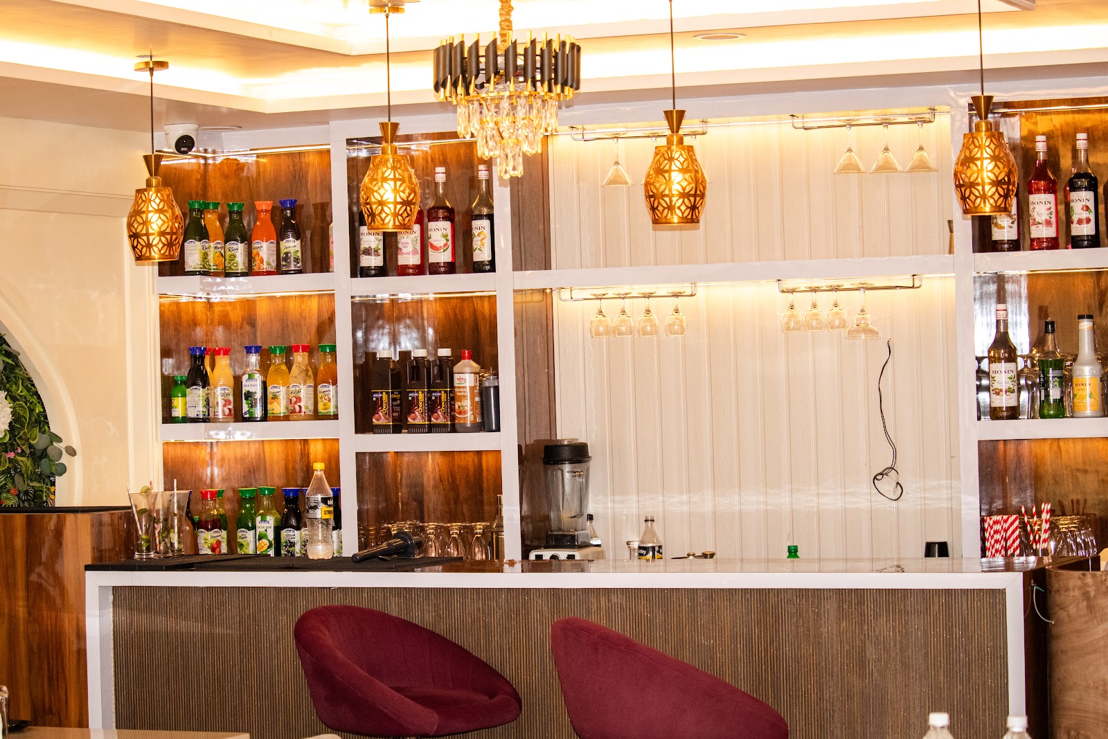 Restaurant beverage bar at Mithila Heritage